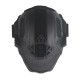WOSPORT W23 HELMET WITH STEEL MESH BLACK, When the whistle blows and the first BB flies, the W23 Tactical Helmet has your back